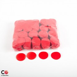 Confettis Papiers rond 5cm Rouge