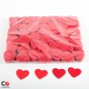 Confettis papier Coeur 5cm Rouge