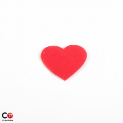 Confettis papier Coeur 5cm Couleur au choix