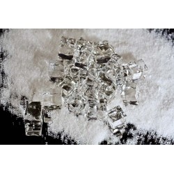 cubes de glace transparente